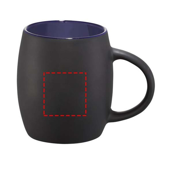 Tazza in ceramica Heart con coperchio in legno...