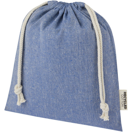 Sacchetto per confezione regalo medio in cotone riciclato 150 g/m² certificato GRS Pheebs - 1,5L