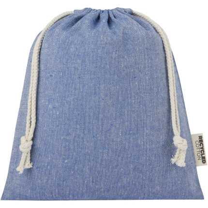 Sacchetto per confezione regalo medio in cotone riciclato 150 g/m² certificato GRS Pheebs - 1,5L