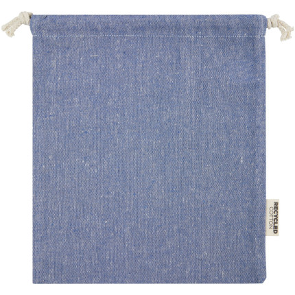 Sacchetto per confezione regalo medio in cotone riciclato 150 g/m² certificato GRS Pheebs - 1,5L
