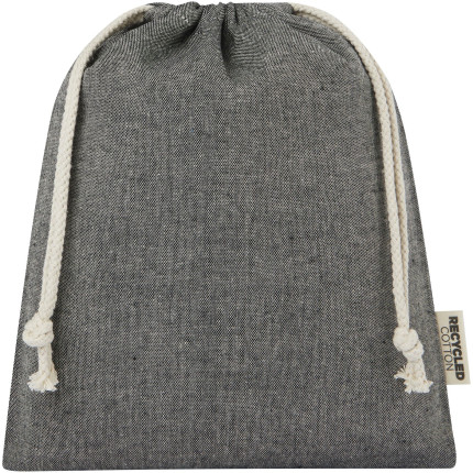 Sacchetto per confezione regalo medio in cotone riciclato 150 g/m² certificato GRS Pheebs - 1,5L