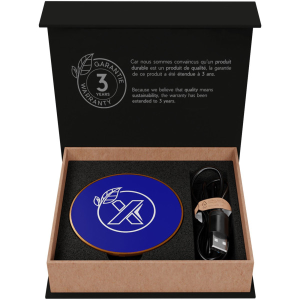 Stazione di ricarica wireless in legno...