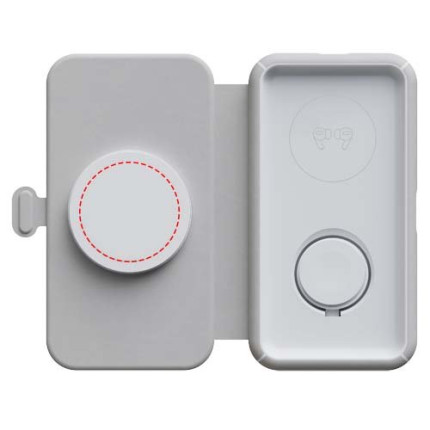 Caricabatterie da viaggio wireless 3 in 1 pieghevole da 15 W Xtorm XWF31