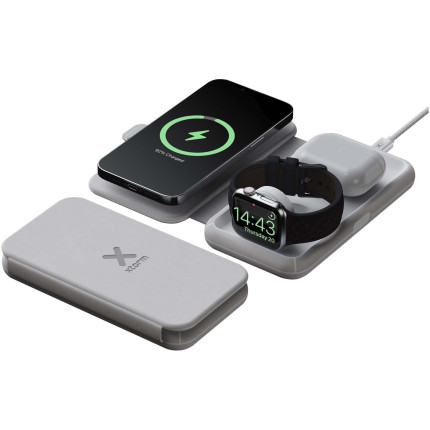 Caricabatterie da viaggio wireless 3 in 1 pieghevole da 15 W Xtorm XWF31