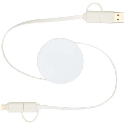 Cavo 5-in-1 in plastica riciclata retrattile da 90 cm per la sincronizzazione dei dati e la ricarica rapida da 40 W Citala