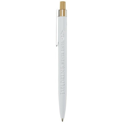 Penna a sfera in alluminio riciclato Nooshin-inchiostro blu 2
