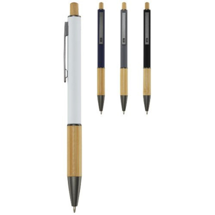 Penna a sfera in alluminio riciclato Darius-inchiostro blu