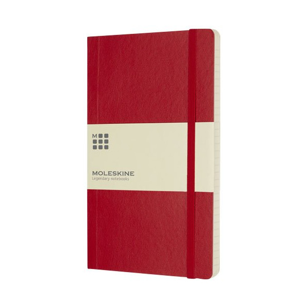 Blocco note con copertina morbida - a righe...