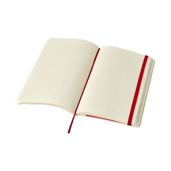 Blocco note con copertina morbida - a righe...
