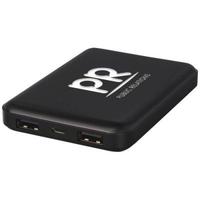 Power bank ultra sottile luminoso da 5000 mAh Gleam 2