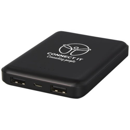 Power bank ultra sottile luminoso da 5000 mAh Gleam
