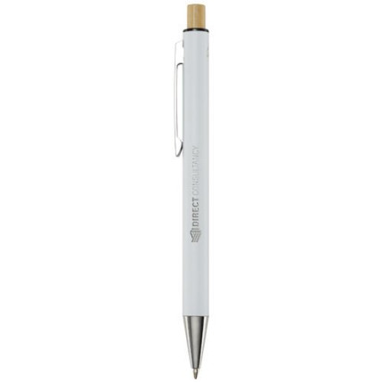 Penna a sfera in alluminio riciclato Cyrus-inchiostro blu