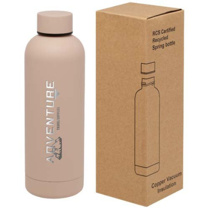 Borraccia con isolamento sottovuoto in rame certificata RCS da 500 ml Spring