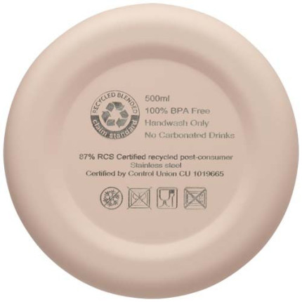 Borraccia con isolamento sottovuoto in rame certificata RCS da 500 ml Spring