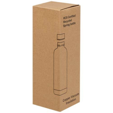 Borraccia con isolamento sottovuoto in rame certificata RCS da 500 ml Spring