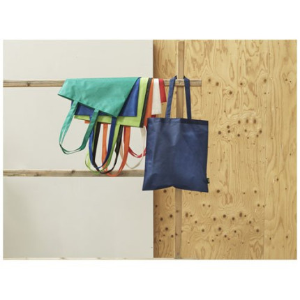 Tote bag convention in tessuto non tessuto riciclato certificato GRS Zeus 6l