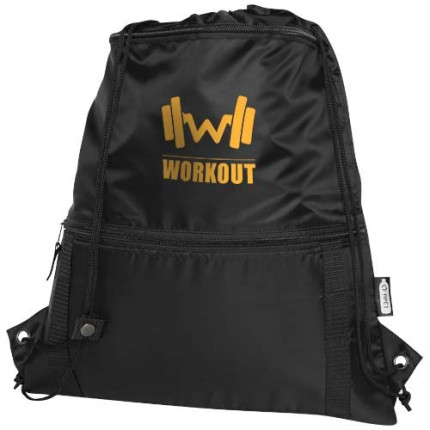 Borsa termica con coulisse in materiale riciclato Adventure - 9L