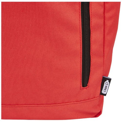 Zaino con chiusura arrotolabile per portatile da 15,6" in PET riciclato certificato GRS Byron 18L