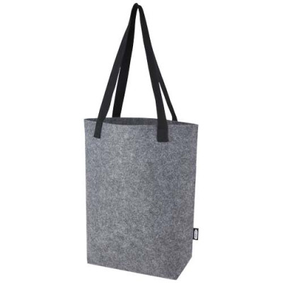 Tote bag con base ampia in feltro riciclato certificato...