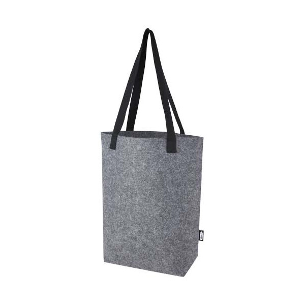 Tote bag con base ampia in feltro riciclato...