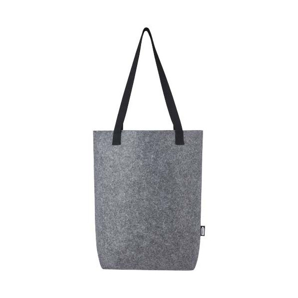 Tote bag con base ampia in feltro riciclato...