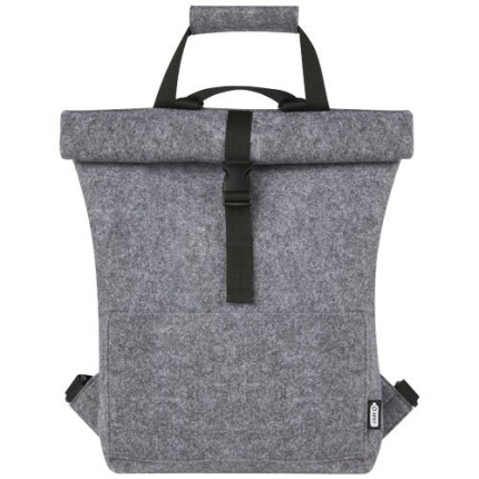Borsa per bicicletta con chiusura arrotolabile in feltro riciclato GRS Felta - 13L