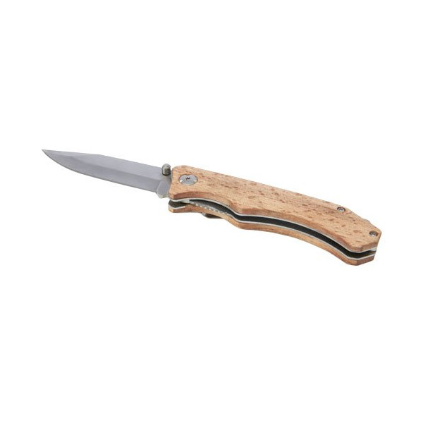 Coltello tascabile Dave in legno con clip per...