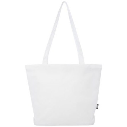 Tote bag in materiale riciclato certificato GRS con cerniera Panama 20l