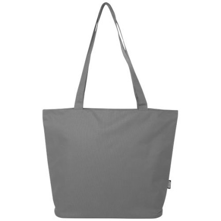 Tote bag in materiale riciclato certificato GRS con cerniera Panama 20l