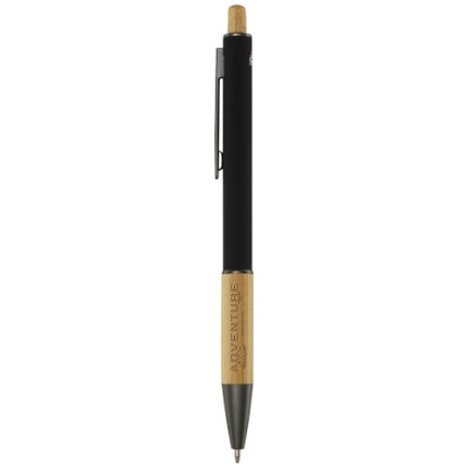 Penna a sfera in alluminio riciclato Darius-inchiostro nero