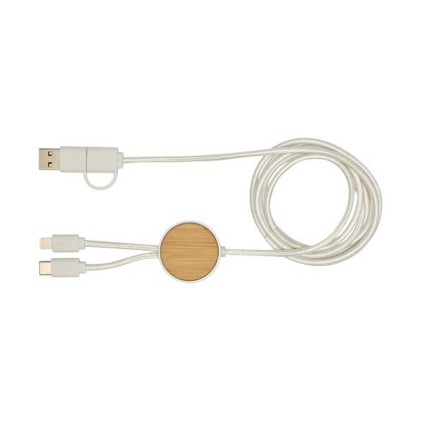 Cavo 5-in-1 in plastica riciclata da 150 cm per...