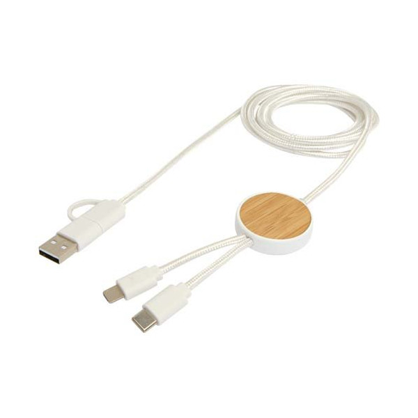 Cavo 5-in-1 in plastica riciclata da 150 cm per...