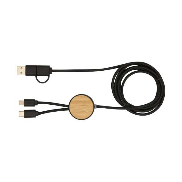 Cavo 5-in-1 in plastica riciclata da 150 cm per...