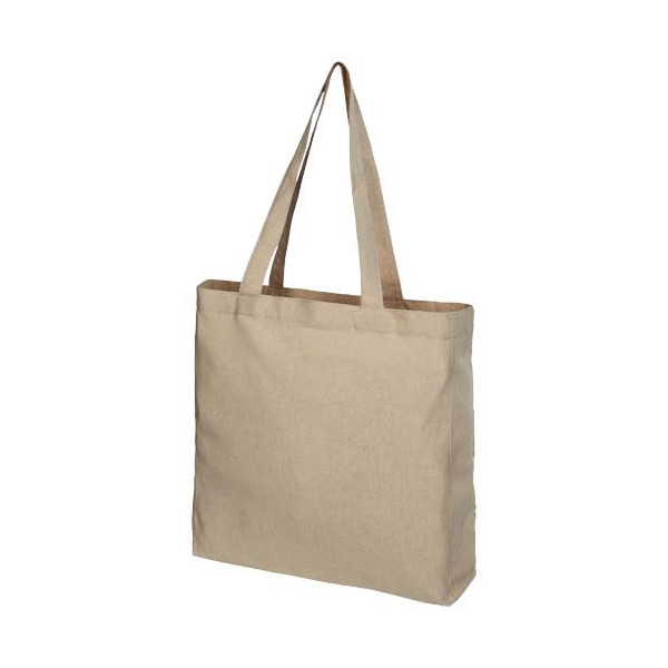 Tote bag con fondo ampio in tessuto riciclato...