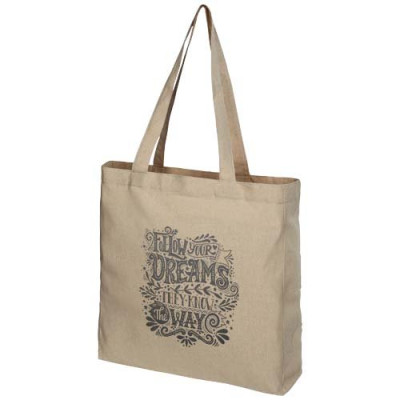 Tote bag con fondo ampio in tessuto riciclato 210 g/m²... 2
