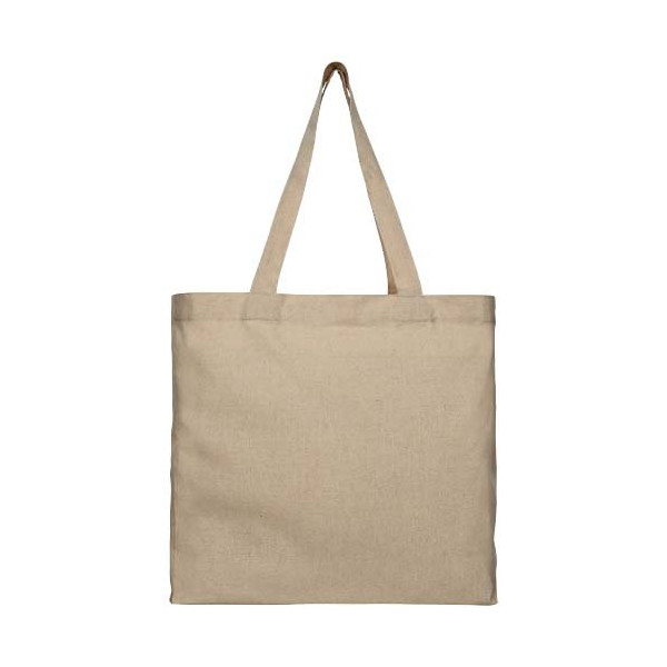 Tote bag con fondo ampio in tessuto riciclato...