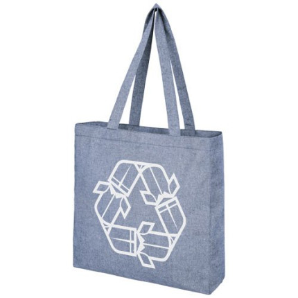 Tote bag con fondo ampio in tessuto riciclato 210 g/m² Pheebs - 13L