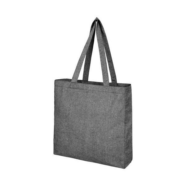 Tote bag con fondo ampio in tessuto riciclato...