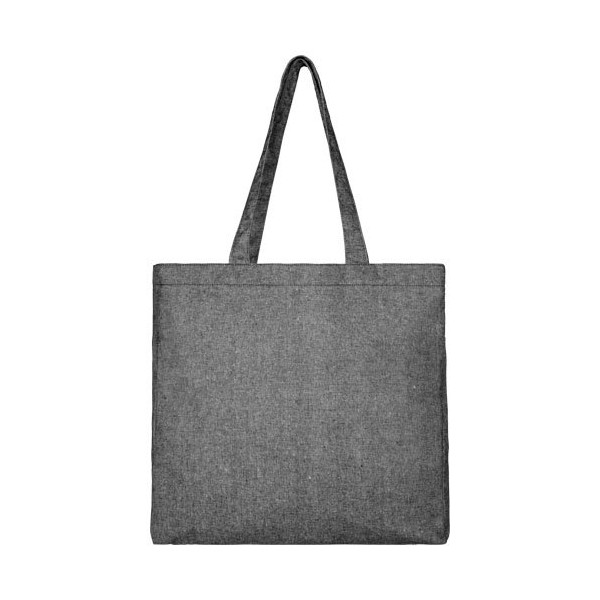 Tote bag con fondo ampio in tessuto riciclato...