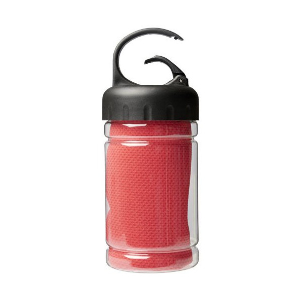 Asciugamano rinfrescante in contenitore PET Remy