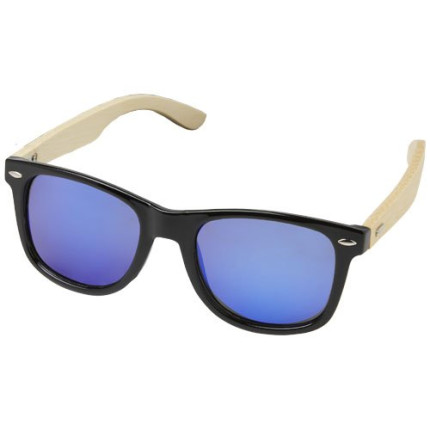 Occhiali da sole Taiyō con lenti polarizzate a specchio in rPET/bambù con confezione regalo