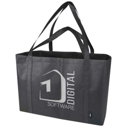 Tote bag extra large in tessuto non tessuto riciclato certificato GRS Jumbo - 65L