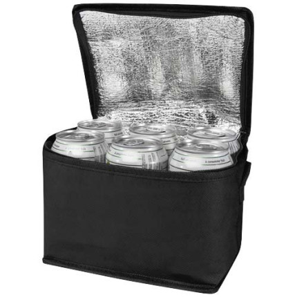 Borsa termica con capacità per 6 lattine in tessuto non tessuto riciclato certificato GRS Spectrum - 4L