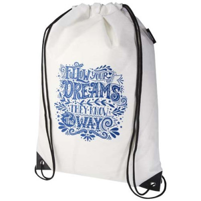 Borsa con coulisse in tessuto non tessuto riciclato... 2