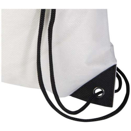Borsa con coulisse in tessuto non tessuto riciclato certificato GRS Evergreen - 5L