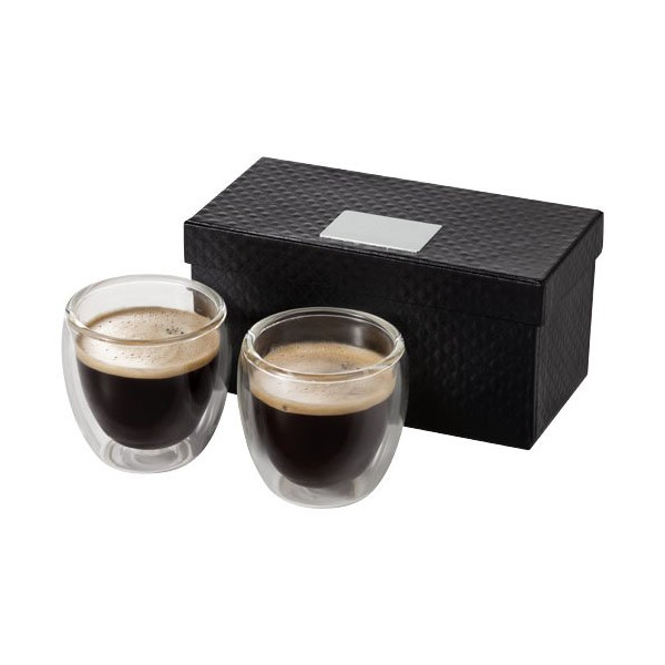Set da 2 tazze in vetro per espresso Boda