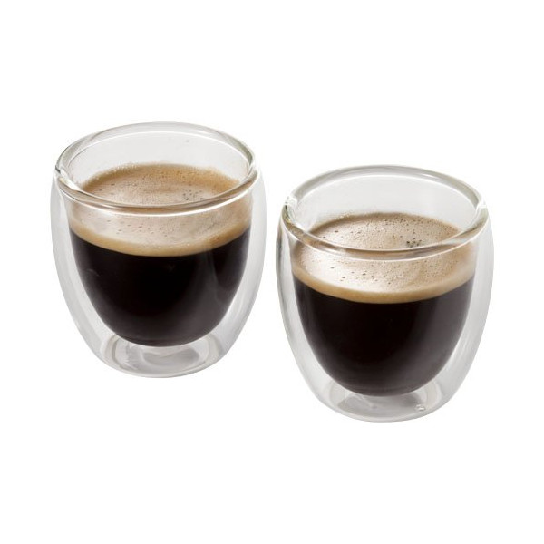 Set da 2 tazze in vetro per espresso Boda