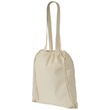 Zaino con cordoncino Eliza in cotone da 240 g/m² - 6L