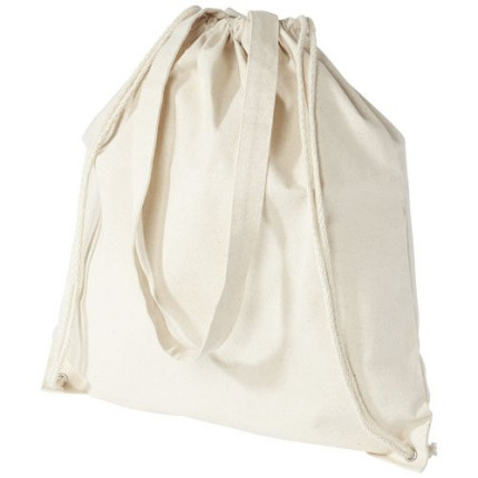 Zaino con cordoncino Eliza in cotone da 240 g/m² - 6L