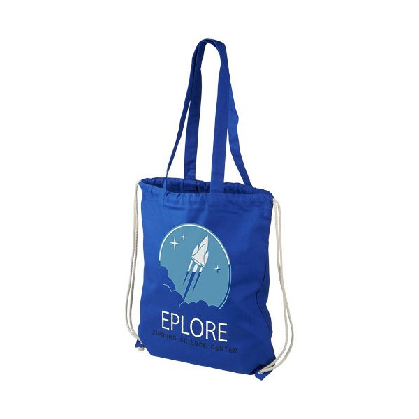 Zaino con cordoncino Eliza in cotone da 240...